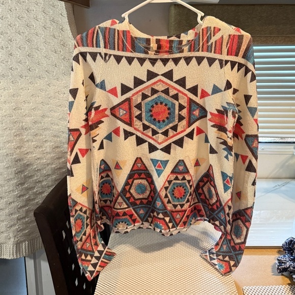 Gaze Geometric Patterned Sweater size S - Picture 4 of 9